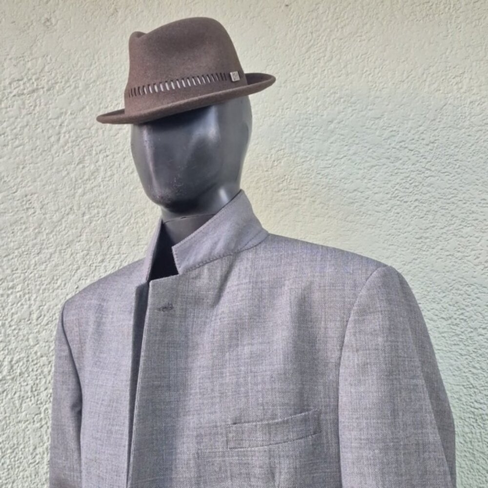 Hart Schaffner & Marx Men's Vintage Gray (2) PC Classic Suit - Picture 11 of 17